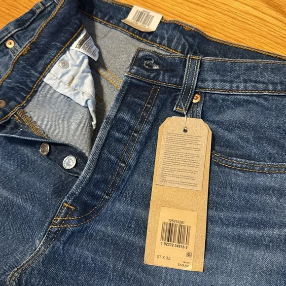 Levi’s women’s 501 original high rise straight leg jean size 27 brand new w tags - Picture 4 of 10